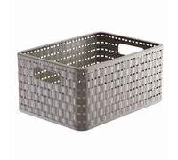 Rouge Panier Country 11l Rangement Coffre de Rangement Plastique Caisses Boxes