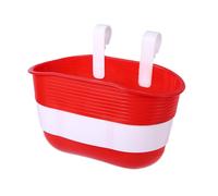 Rouge - Panier De Vélo En Plastique Pour Enfants, Porte-Guidon Suspendu À L'avant, Sacoche De Selle, Pour Cyclisme, Avec N¿Ud Papillon