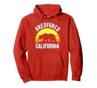 Rouge pour Ed California Bear Vintage Sunset Protest RedforEd Sweat à Capuche