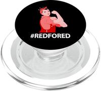Rouge pour l'enseignante des Femmes Ed PopSockets PopGrip pour MagSafe