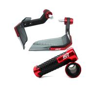 (Rouge) pour Piaggio MP3 250 300 500 HPE Sport Scooter Moto Protège-mains Poignées Bouclier Protège-mains