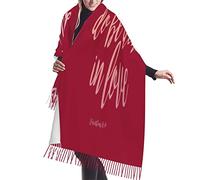 Rouge Que Tout Ce Que Vous Faites Soit Fait Avec Amour 1 Corinthiens Franges Religieuses Châles Et Étoles Robe De Soirée Formelle Foulards Doux Étole Châle De Femme Élégant Écharpe Femme