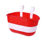 Rouge - Sac De Vélo En Plastique Pour Enfants, Panier De Bicyclette, Sacoches De Transport De Guidon Avant Suspendues