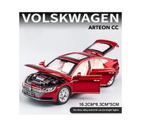 (rouge sans boîte) 1:32 Volkswagen CC Alliage Jouet Voiture Métal Moulé Sous Pression Modèle Son Et