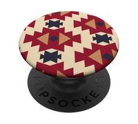Rouge Tan Crème Bleu Sud-Ouest Amérique Arizona Nouveau Mexique PopSockets PopGrip Adhésif