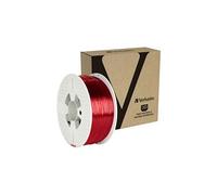 Verbatim Filament 55062 PETG 2,85 mm 1 kg rouge transparent