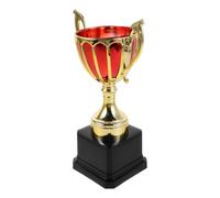 Rouge Trophée Récompense à Porter pour Garçon et Filles, en Plastique | Léger et Facile à Transporter, Prêt pour Exposition à Maison, Fêtes Familiales, Course
