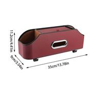 (rouge volcan Chine) Organisateur de rangement de voiture Rangement de voiture Nettoyage de poche de