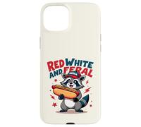 Rouges, blancs et sauvages ratons laveurs patriotiques du 4 juillet pour tout-petits Coque pour iPhone 15 Plus