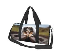 Rough Collie Bokeh Railway Chiens Animaux de Compagnie Rough, Sac de Voyage de Grande capacité, Sac à Main Rond, Sac de Voyage de Sport, fourre-Tout, Sac de Fitness