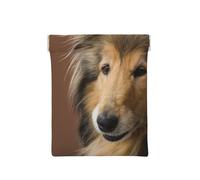 Rough Collie Lassie Chiens Gros Chiens Moelleux Animaux de Compagnie, Sac de Rangement pour Femmes, Portefeuille supérieur à Presser, Petit Porte-Monnaie, Pochette de Changement