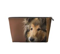Rough Collie Lassie Chiens Gros Chiens Moelleux Animaux de Compagnie, Trousse de Toilette Trousse de Maquillage Sac à cosmétiques Trousse de Toilette de Voyage Portable