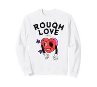 Rough Love Always Funny Broken Heart, Dessin animé Anti-Saint-Valentin Sweatshirt