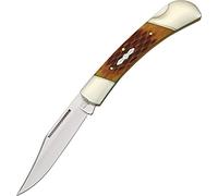 Rough Rider Couteau Pliant Pliant en os d'ambre Modèle Pliable 12,7 cm