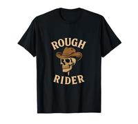 Rough Rider Western Golf Crâne T-Shirt