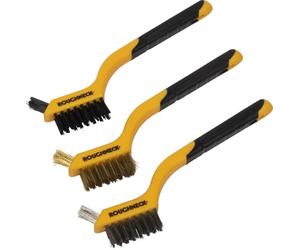 Roughneck 52005 Petite brosse métallique Lot de 3 (Import Grande Bretagne)
