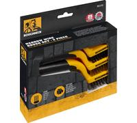 Roughneck 52010 Brosse étroite avec poignée Soft Grip (Lot de 3)