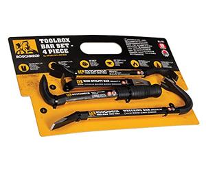 Roughneck® Gorilla ROU64951 Lot de 4 boîtes à outils Roughneck Jaune