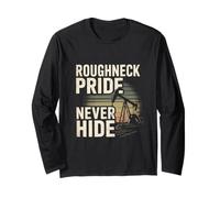 Roughneck Pride ne cache jamais un ouvrier de plate-forme pétrolière fière Manche Longue