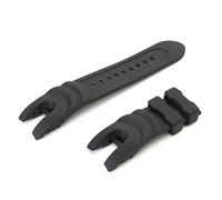 ROUHO 26Mm en Caoutchouc Noir Montre Bracelet pour Invicta Réserve Collection Venom