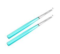 ROUHO 2pcs Extracteur Aiguilles Montre Acier Inoxydable Outil Horloger Retrait Professionnel Kit Réparation Levier -M