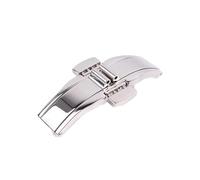 ROUHO 316L Acier Inoxydable Boucle Double Bouton Poussoir Boucle Papillon de Remplacement Accessoires de Montre pour Tissot 1853 Le Locle Series - 6 * 27mm