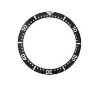 ROUHO 33,7mm Insert Lunette Céramique Montre Rechange Anneau Composant Incrustation Cadran Poli Garde-Temps 27,5mm pour Seiko-A6