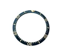 ROUHO 33,7mm Insert Lunette Céramique Montre Rechange Anneau Composant Incrustation Cadran Poli Garde-Temps 27,5mm pour Seiko-A2