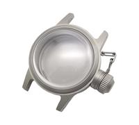 ROUHO 36mm Vintage Cantine Boîtier Montre Kit Adapté pour Mouvement NH35 NH36 Couronne Vissée Capuchon avec Chaîne, Remplacement Montre Modification Pièces pour Casio G-Shock Frogman