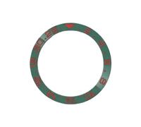 ROUHO 38mm Céramique Lunette de Montre, Anneau Insert Remplacement, GMT Composant Poli Incrustation Cadran 30.7mm pour Rolex GMT-Master II-A3