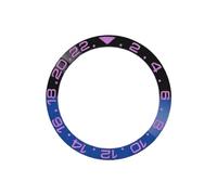 ROUHO 38mm Céramique Lunette de Montre, Anneau Insert Remplacement, GMT Composant Poli Incrustation Cadran 30.7mm pour Rolex GMT-Master II-A19