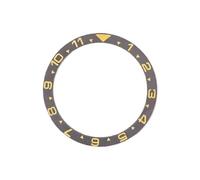 ROUHO 38mm Céramique Lunette de Montre, Anneau Remplacement, Insert Poli Composant Incrustation Cadran 31.5mm pour Seiko SKX007-A3