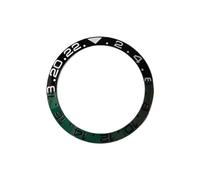 ROUHO 38mm Céramique Lunette de Montre, GMT Anneau Remplacement, Insert Poli Incrustation Cadran 30.6mm pour Rolex Submariner-A2