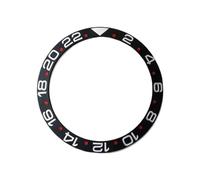 ROUHO 38mm Céramique Lunette de Montre, GMT Insert Rechange, Anneau Mat Composant Incrustation Cadran 30.6mm pour Rolex Submariner-A1