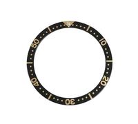 ROUHO 38mm Insert Lunette Aluminium Anneau Montre Remplacement 31,5mm Diamètre Intérieur Modification Accessoires Bague Échelle pour Seiko SKX007-A8