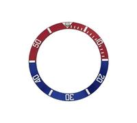 ROUHO 38mm Insert Lunette Aluminium Montre Rechange Anneau Alliage Composant Incrustation Cadran Incliné 30,7mm pour Rolex Submariner-A10
