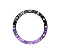 ROUHO 38mm Insert Lunette Aluminium Remplacement Anneau Montre Composant Incrustation Cadran GMT Incliné 30,7mm pour Seiko SKX007-A13