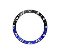 ROUHO 38mm Insert Lunette Aluminium Remplacement Anneau Montre Composant Incrustation Cadran GMT Incliné 30,7mm pour Seiko SKX007-A10