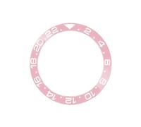 ROUHO 38mm Insert Lunette Céramique GMT Anneau Remplacement Composant Incrustation Cadran Montre Incliné 30,7mm pour Rolex GMT-Master II 007-A14