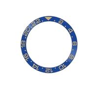 ROUHO 38mm Insert Lunette Céramique GMT Anneau Remplacement Composant Incrustation Cadran Montre Incliné 30,7mm pour Rolex GMT-Master II 007-A19