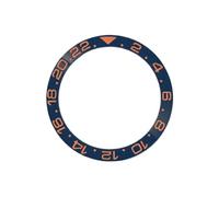 ROUHO 38mm Insert Lunette Céramique GMT Anneau Remplacement Composant Incrustation Cadran Montre Incliné 30,7mm pour Rolex GMT-Master II 007-A16