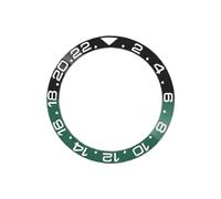 ROUHO 38mm Insert Lunette Céramique GMT Anneau Remplacement Composant Incrustation Cadran Montre Incliné 30,7mm pour Rolex GMT-Master II 007-A8