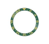 ROUHO 38mm Insert Lunette Céramique GMT Anneau Remplacement Composant Incrustation Cadran Montre Incliné 30,7mm pour Rolex GMT-Master II 007-A10