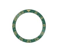ROUHO 38mm Insert Lunette Céramique GMT Anneau Remplacement Composant Incrustation Cadran Montre Incliné 30,7mm pour Rolex GMT-Master II 007-A20