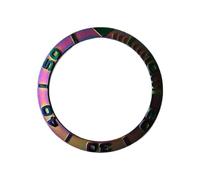 ROUHO 38mm Insert Lunette Céramique Montre Gaufré 3D Anneau Rechange Incrustation Cadran Horloger Professionnel 30,6mm pour Rolex Yacht-Master-A3
