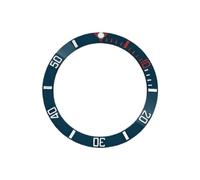 ROUHO 38mm Insert Lunette Céramique Montre Incliné Anneau Remplacement Incrustation Cadran Poli Garde-Temps 30,7mm pour Rolex Submariner-A17