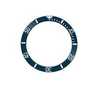 ROUHO 38mm Insert Lunette Céramique Montre Incliné Anneau Remplacement Incrustation Cadran Poli Garde-Temps 30,7mm pour Rolex Submariner-A14