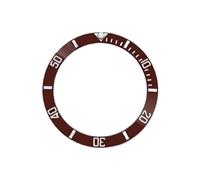 ROUHO 38mm Insert Lunette Céramique Montre Incliné Anneau Remplacement Incrustation Cadran Poli Garde-Temps 30,7mm pour Rolex Submariner-A11