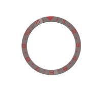 ROUHO 38mm Insert Lunette Céramique Remplacement Anneau Montre Composant Incrustation Cadran Poli 31,5mm 1mm Plat pour Seiko SKX007-A11