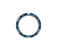 ROUHO 38mm Lumineuse Céramique Lunette de Montre, Anneau Poli Remplacement, Insert Composant Incrustation Cadran 30.7mm pour Omega Seamaster 300M-A2
